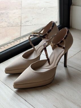Cosy Island Spotlight Strapped Stiletto Pump Leopard (9)